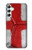 S3316 Angleterre Drapeau graphique Football Millésime Etui Coque Housse pour Samsung Galaxy A34 5G