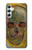 S3359 Vincent Van Gogh Crâne Etui Coque Housse pour Samsung Galaxy A34 5G