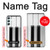 S3524 Clavier de piano Etui Coque Housse pour Samsung Galaxy A34 5G