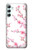 S3707 Fleur de cerisier rose fleur de printemps Etui Coque Housse pour Samsung Galaxy A34 5G