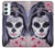 S3821 Sugar Skull Steampunk Fille Gothique Etui Coque Housse pour Samsung Galaxy A34 5G