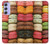 S0080 macarons Etui Coque Housse pour Samsung Galaxy A54 5G