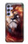 S0691 Peinture Leo Etui Coque Housse pour Samsung Galaxy A54 5G