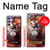S0691 Peinture Leo Etui Coque Housse pour Samsung Galaxy A54 5G