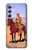 S0772 Cowboy occidental Etui Coque Housse pour Samsung Galaxy A54 5G