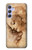 S1045 Leonardo da Vinci Femme Head Etui Coque Housse pour Samsung Galaxy A54 5G