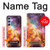 S1963 Nébuleuse Arc en ciel espace Etui Coque Housse pour Samsung Galaxy A54 5G
