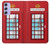 S2059 Angleterre britannique Cabine téléphonique Minimaliste Etui Coque Housse pour Samsung Galaxy A54 5G