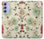 S2179 Motif Fleur Floral Art Millésime Etui Coque Housse pour Samsung Galaxy A54 5G