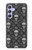 S2371 Crâne Motif monochrome Millésime Etui Coque Housse pour Samsung Galaxy A54 5G
