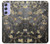 S2664 Noir Fleur Amandier Van Gogh Etui Coque Housse pour Samsung Galaxy A54 5G