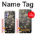 S2664 Noir Fleur Amandier Van Gogh Etui Coque Housse pour Samsung Galaxy A54 5G