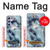 S2689 Bleu Marbre Texture Imprimé graphique Etui Coque Housse pour Samsung Galaxy A54 5G