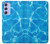 S2788 Bleu Piscine d'eau Etui Coque Housse pour Samsung Galaxy A54 5G