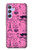 S2885 Paris Rose Etui Coque Housse pour Samsung Galaxy A54 5G