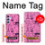 S2885 Paris Rose Etui Coque Housse pour Samsung Galaxy A54 5G