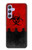 S2917 Biohazards Virus Alert Rouge Etui Coque Housse pour Samsung Galaxy A54 5G