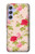 S3037 Jolie Flora Rose Cottage Etui Coque Housse pour Samsung Galaxy A54 5G