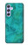 S3147 Aqua Marbre Pierre Etui Coque Housse pour Samsung Galaxy A54 5G