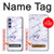 S3215 Transparente marbre rose Etui Coque Housse pour Samsung Galaxy A54 5G