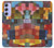 S3341 Paul Klee Raumarchitekturen Etui Coque Housse pour Samsung Galaxy A54 5G