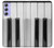 S3524 Clavier de piano Etui Coque Housse pour Samsung Galaxy A54 5G