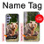 S3558 Famille d'ours Etui Coque Housse pour Samsung Galaxy A54 5G