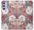 S3716 Motif floral rose Etui Coque Housse pour Samsung Galaxy A54 5G