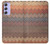 S3752 Motif de tissu en zigzag imprimé graphique Etui Coque Housse pour Samsung Galaxy A54 5G
