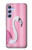 S3805 Flamant Rose Pastel Etui Coque Housse pour Samsung Galaxy A54 5G