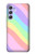 S3810 Vague d'été licorne pastel Etui Coque Housse pour Samsung Galaxy A54 5G