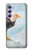 S3843 Pygargue à tête blanche sur glace Etui Coque Housse pour Samsung Galaxy A54 5G