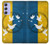 S3857 Colombe de la paix drapeau ukrainien Etui Coque Housse pour Samsung Galaxy A54 5G