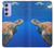 S3898 Tortue de mer Etui Coque Housse pour Samsung Galaxy A54 5G