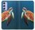 S3899 Tortue de mer Etui Coque Housse pour Samsung Galaxy A54 5G