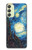 S0582 Van Gogh Starry Nights Etui Coque Housse pour Samsung Galaxy A24 4G