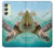 S1377 Océan tortue de mer Etui Coque Housse pour Samsung Galaxy A24 4G