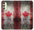 S2490 Canada Feuille d'érable Drapeau Texture Etui Coque Housse pour Samsung Galaxy A24 4G