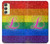 S2900 Arc en ciel LGBT Fierté lesbienne Drapeau Etui Coque Housse pour Samsung Galaxy A24 4G