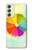 S3493 citron coloré Etui Coque Housse pour Samsung Galaxy A24 4G