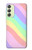 S3810 Vague d'été licorne pastel Etui Coque Housse pour Samsung Galaxy A24 4G