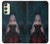 S3847 Lilith Devil Bride Gothique Fille Crâne Grim Reaper Etui Coque Housse pour Samsung Galaxy A24 4G