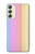 S3849 Couleurs verticales colorées Etui Coque Housse pour Samsung Galaxy A24 4G