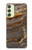 S3886 Rocher de marbre gris Etui Coque Housse pour Samsung Galaxy A24 4G