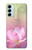 S3511 Fleur de lotus Bouddhisme Etui Coque Housse pour Samsung Galaxy M14