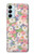 S3688 Motif d'art floral floral Etui Coque Housse pour Samsung Galaxy M14