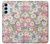 S3688 Motif d'art floral floral Etui Coque Housse pour Samsung Galaxy M14