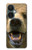 S0840 Grizzly Bear visage Etui Coque Housse pour OnePlus Nord CE 3 Lite, Nord N30 5G
