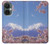 S1060 Mont Fuji Sakura fleur de cerisier Etui Coque Housse pour OnePlus Nord CE 3 Lite, Nord N30 5G