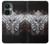 S1434 Crâne Tatouage Motard Aile Etui Coque Housse pour OnePlus Nord CE 3 Lite, Nord N30 5G